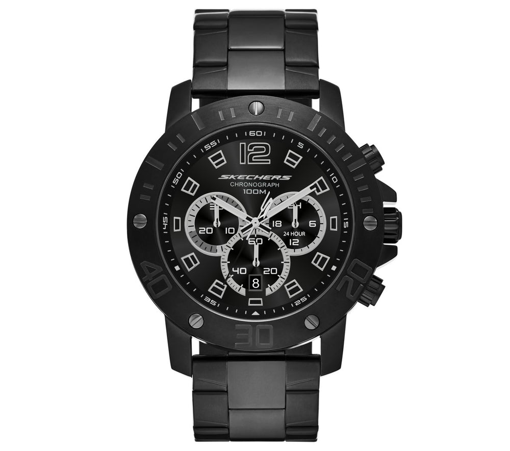 Stainless Steel Chronograph Watch | Skechers Men