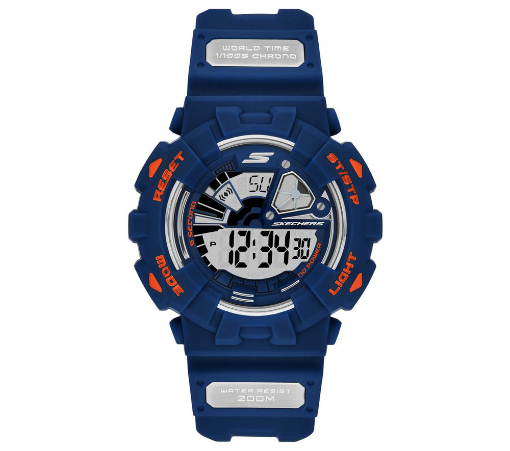 Digital Blue Watch | Skechers Men