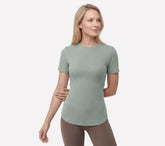 GO WALK Luxe Rib Tunic Tee | Skechers Women