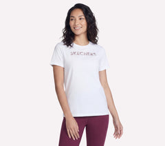 Dazzle Short Sleeve Tee | Skechers Women