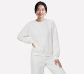Downtown Cozy Fit Long Sleeve Crew | Skechers Women