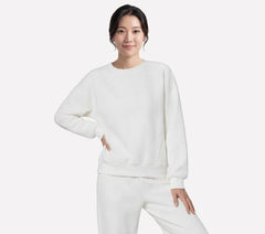 Downtown Cozy Fit Long Sleeve Crew | Skechers Women