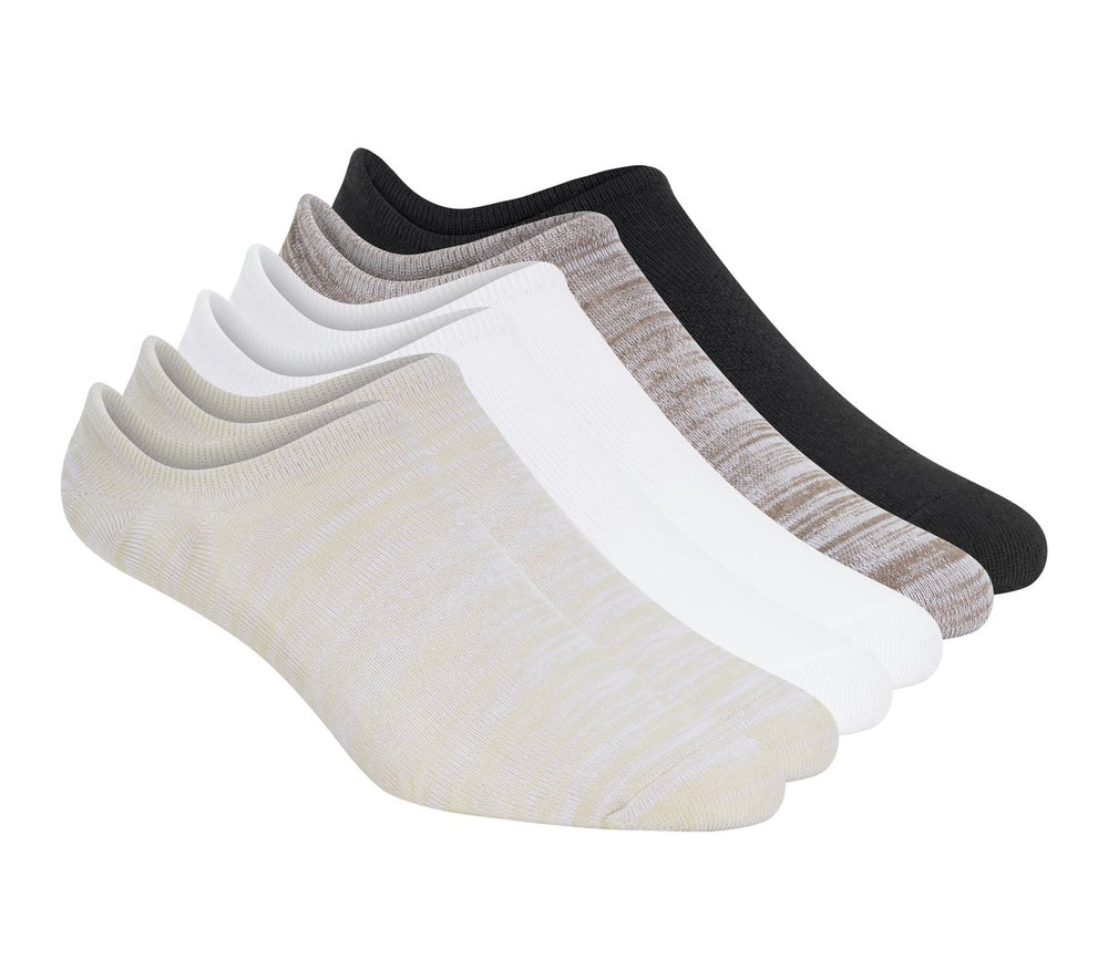 6 Pack Men's Sneaker Liner Socks | Skechers Men