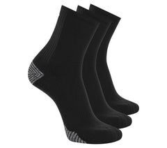 3 Pack Men's Performance Running High Quarter Socks | Skechers Men