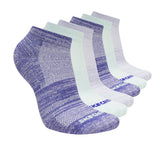 6 Pack Girls' Low Cut Color Stripe Socks | Skechers Kids