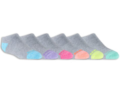 6 Pack Low Cut Walking Socks | Skechers Kids