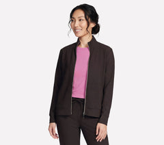 GO Luxe Rib Everyday Full Zip Jacket | Skechers Women