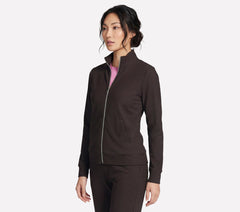 GO Luxe Rib Everyday Full Zip Jacket | Skechers Women