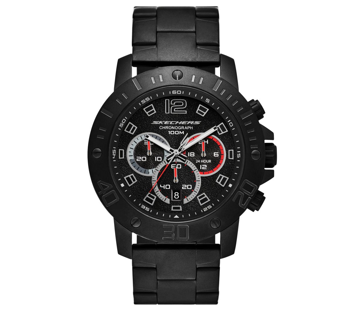Stainless Steel Chronograph Watch | Skechers Men