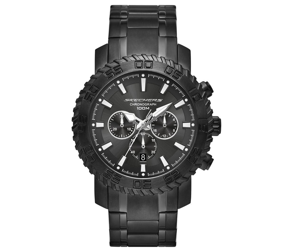 Stainless Steel Chronograph Watch | Skechers Men