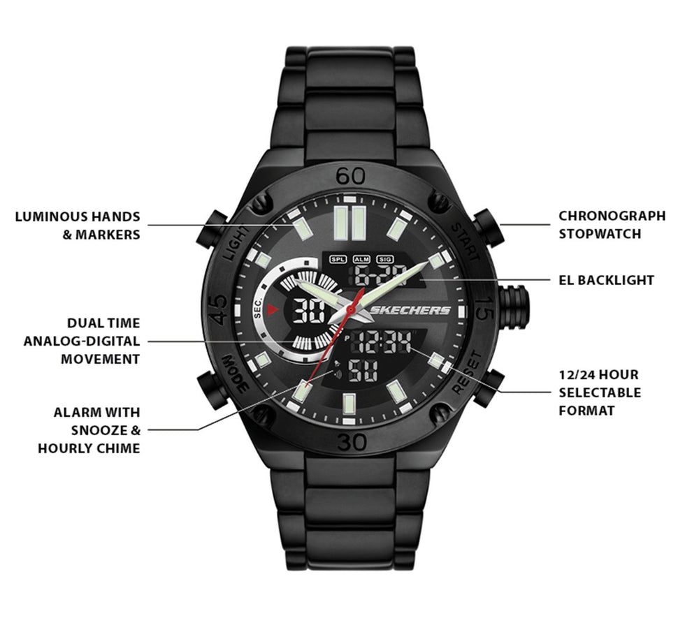 Analog Chrono Watch | Skechers Men