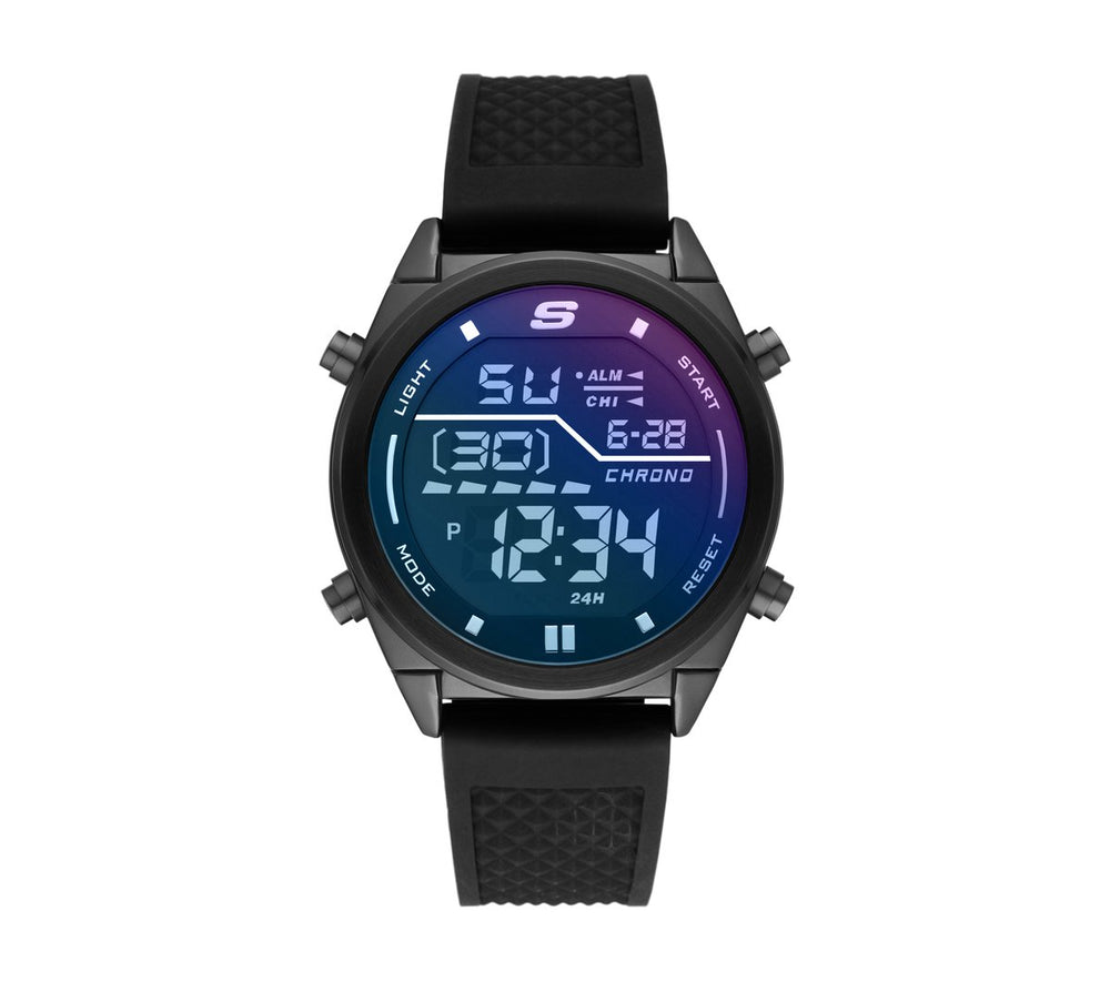 Accessories Blue Face Digital Watch | Skechers Men