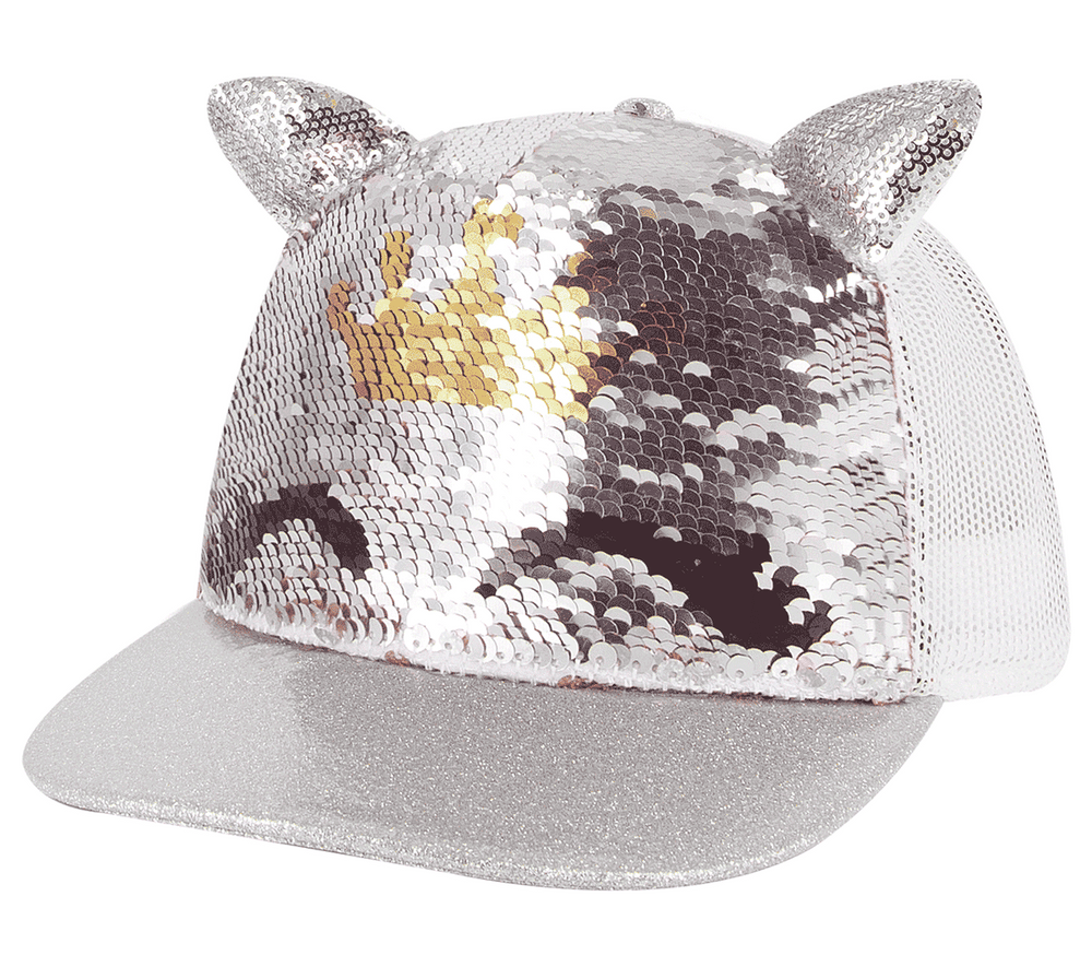 Caticorn Sequin Trucker Hat | Skechers Kids