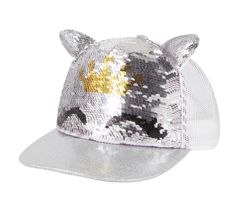 Caticorn Sequin Trucker Hat | Skechers Kids