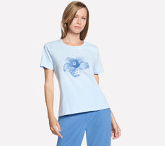 Hibiscus Short Sleeve Tee | Skechers Women
