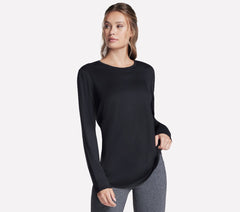GO DRI Swift Long Sleeve Tunic Crew | Skechers Women