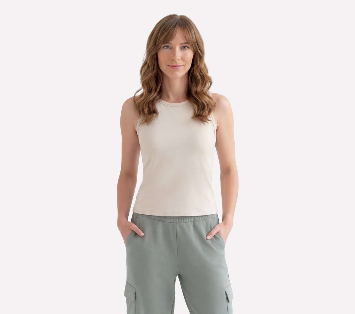 GO WALK Shelf Bra Tank | Skechers Women