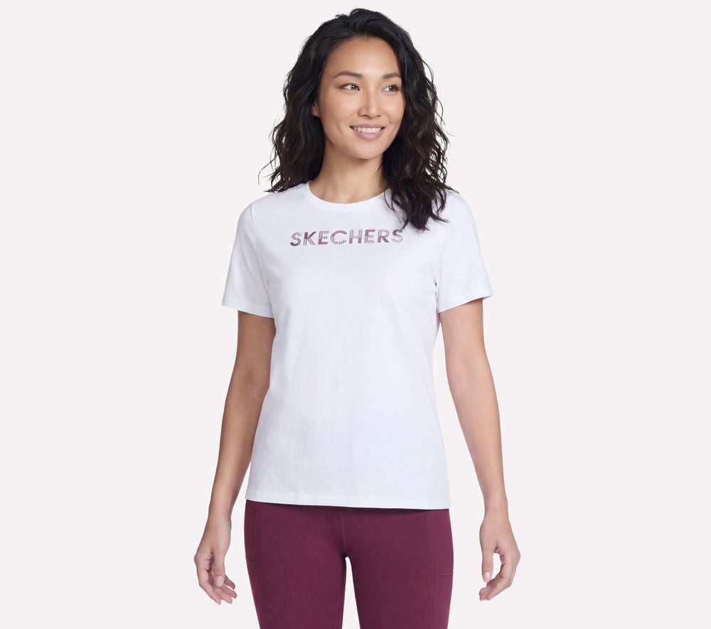 Dazzle Short Sleeve Tee | Skechers Women