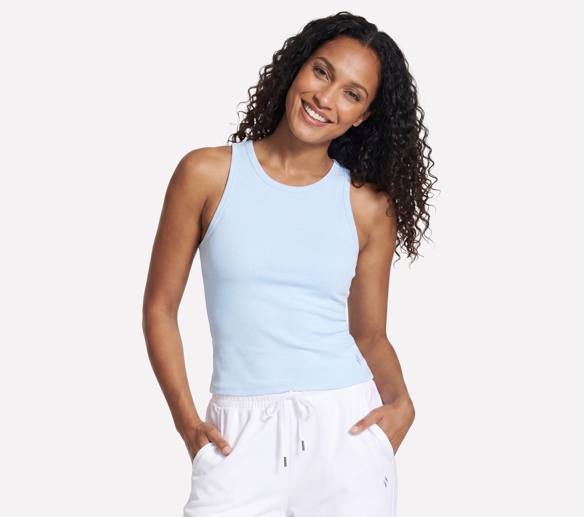 GO WALK Luxe Rib Tank | Skechers Women