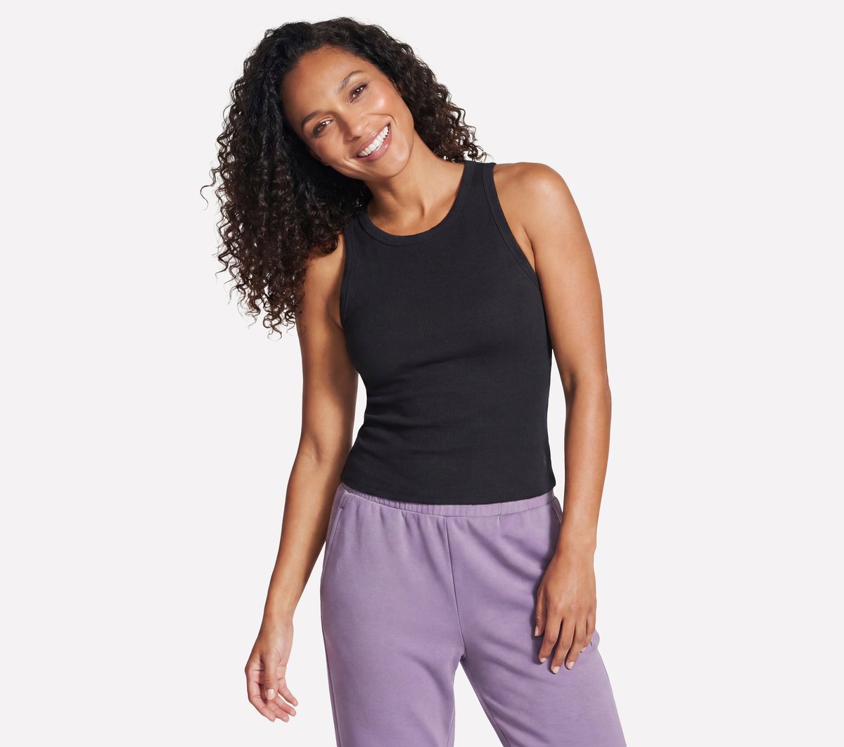 GO WALK Luxe Rib Tank | Skechers Women