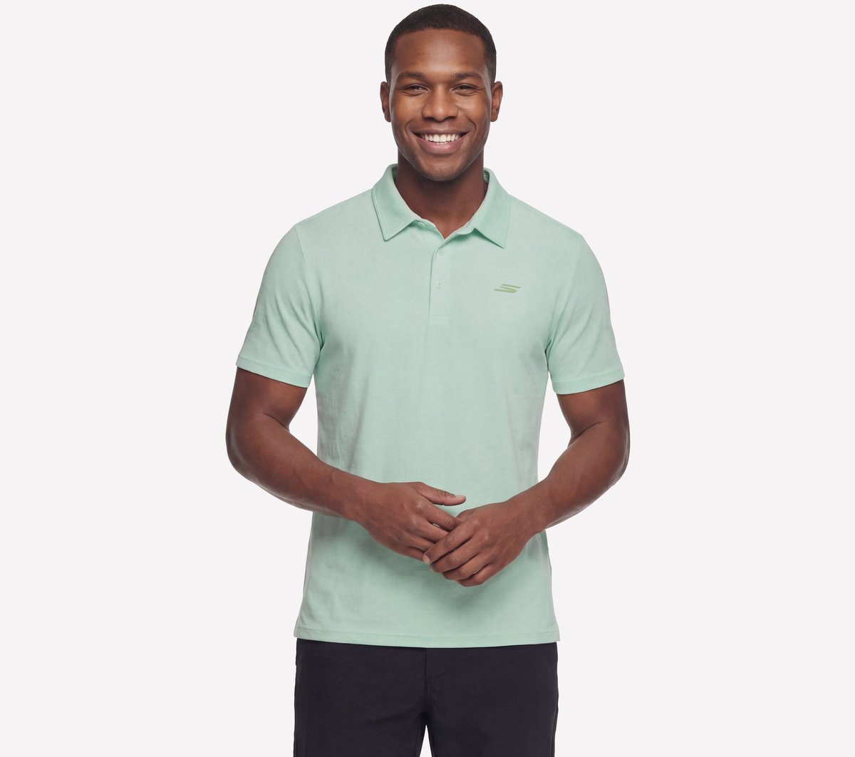 GO DRI All Day Printed Polo | Skechers Men