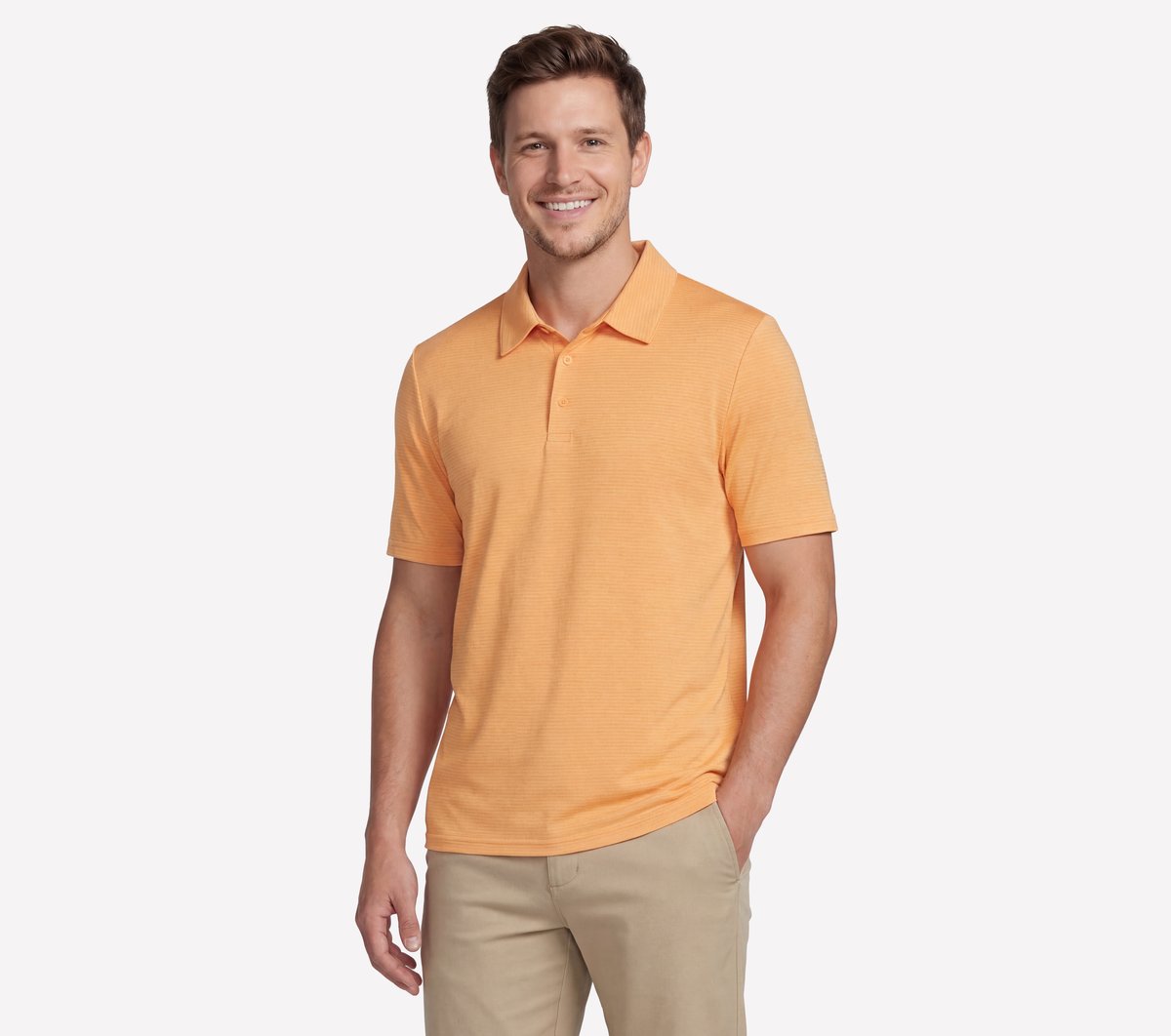 GO GOLF GO DRI All Day Stripe Polo | Skechers Men