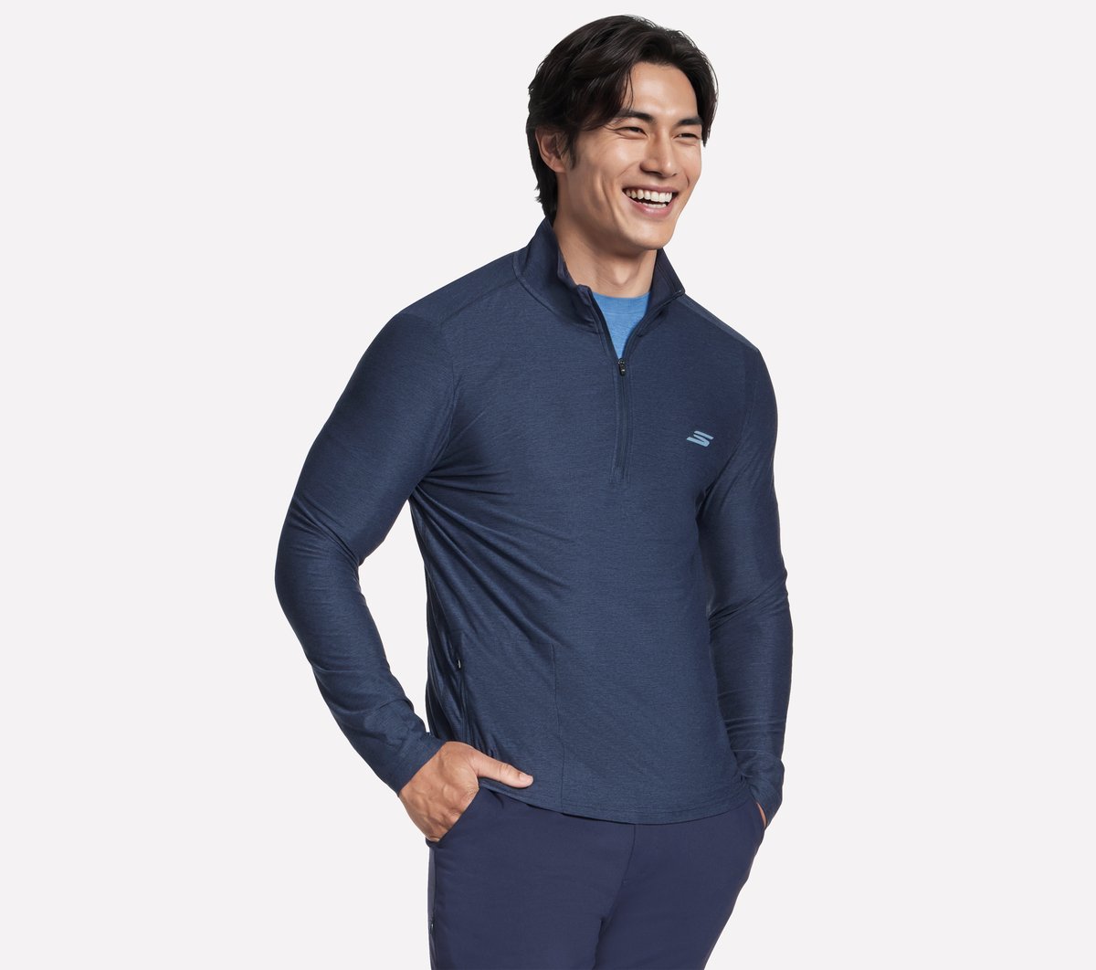 GO DRI All Day 1/4 Zip | Skechers Men