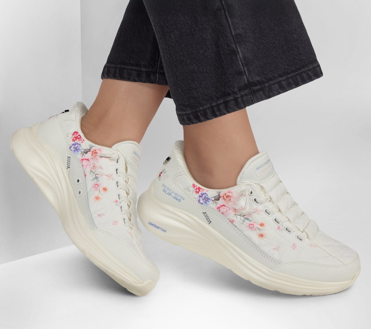 Slip-ins: Contour Foam - Cozy Fit Gentle Bloom | Skechers Women