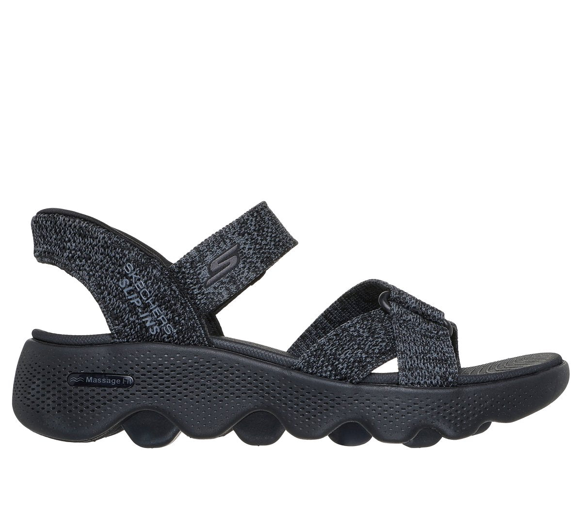 Slip-ins: GO WALK Massage Fit Sandal - Heather | Skechers Women