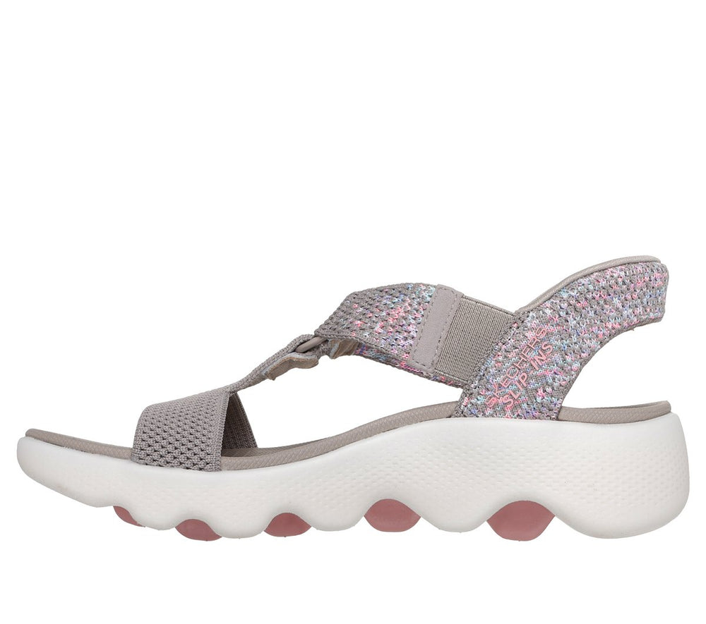 Slip-ins: GO WALK Massage Fit Sandal - Confetti Sky | Skechers Women