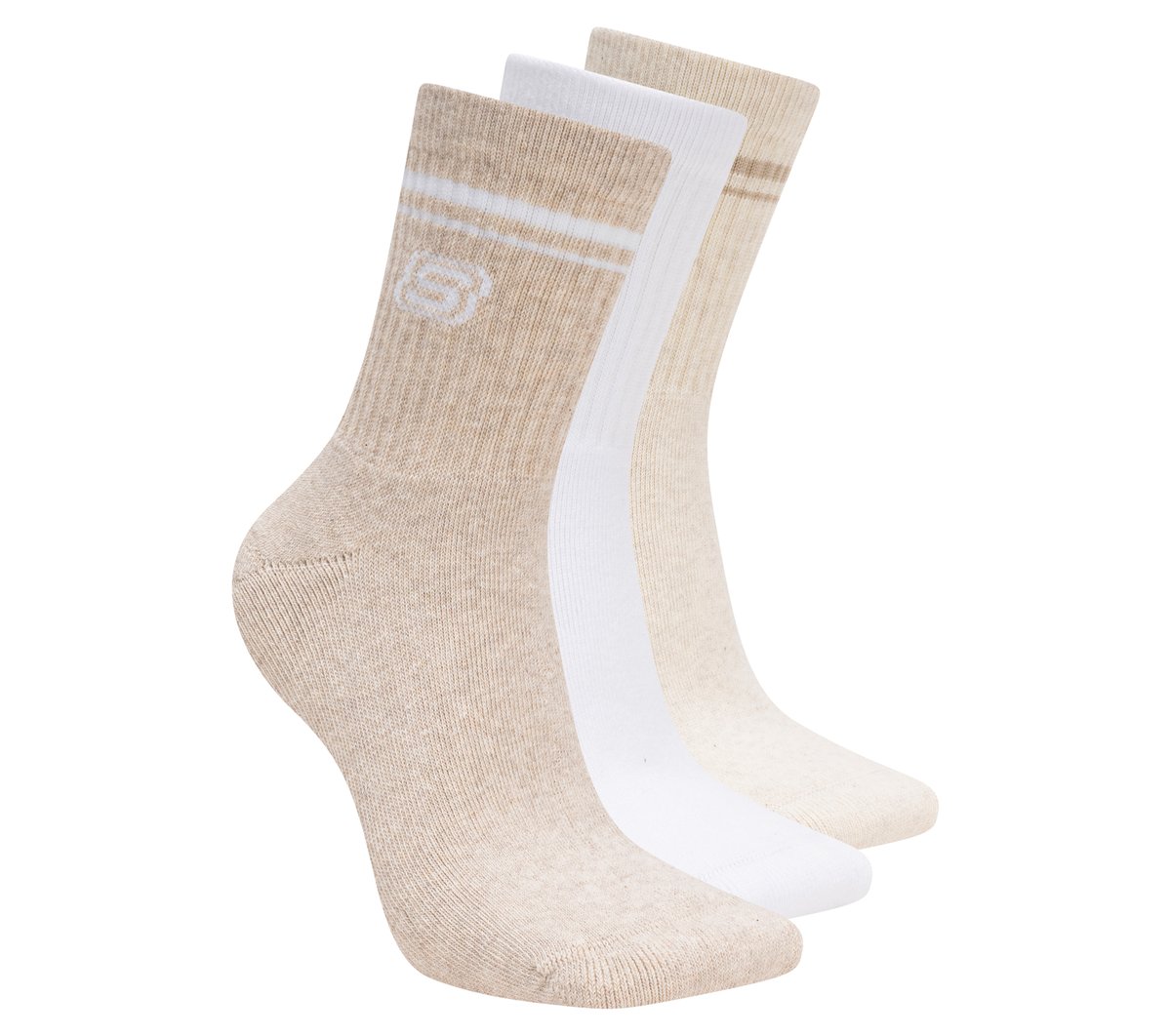 3 Pack Women's Low Crew Varsity Socks | Skechers Women