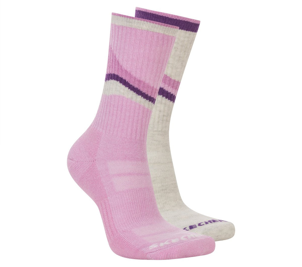 2 Pack Women's Crew Trail Socks | Skechers Women