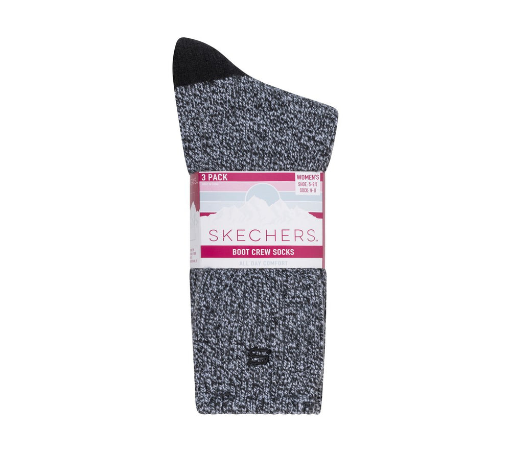 Super Soft Boot Crew Socks - 3 Pack | Skechers Women