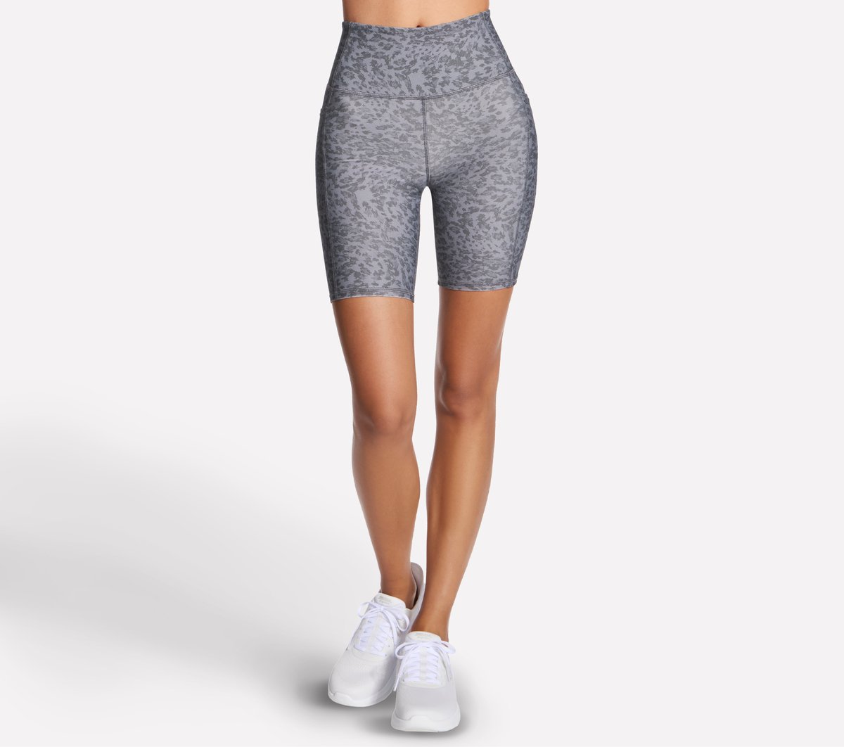 GO FLEX Printed High Waisted 8 Inch Bike Short | Skechers Women