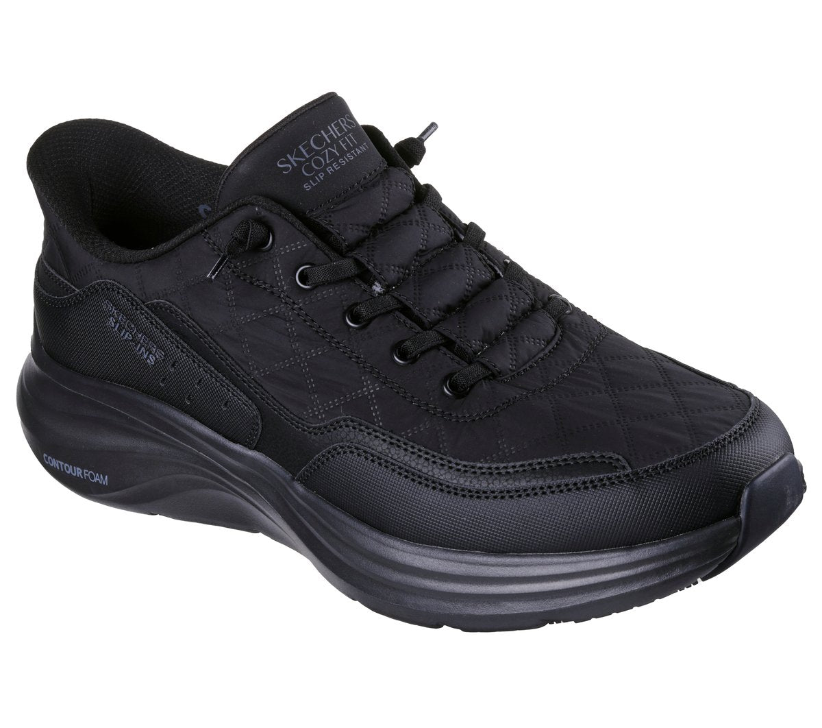 Slip-ins Work Slip-Resistant: Contour Foam - Cozy Fit | Skechers Men