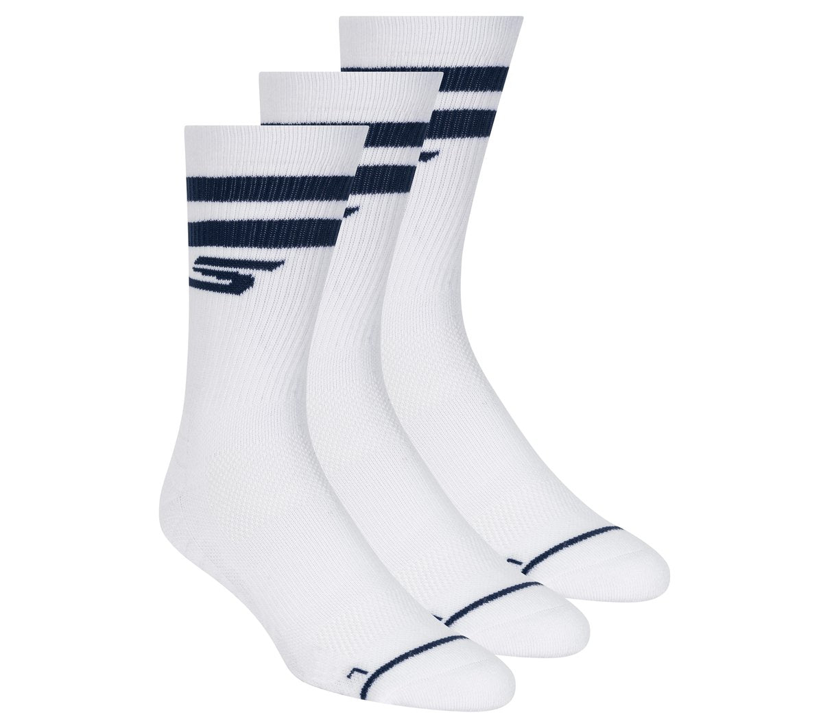 3 Pack Men's Performance Pickleball Crew Socks | Skechers Men