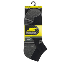 3 Pack Men's Half Terry Low Cut Socks | Skechers Men