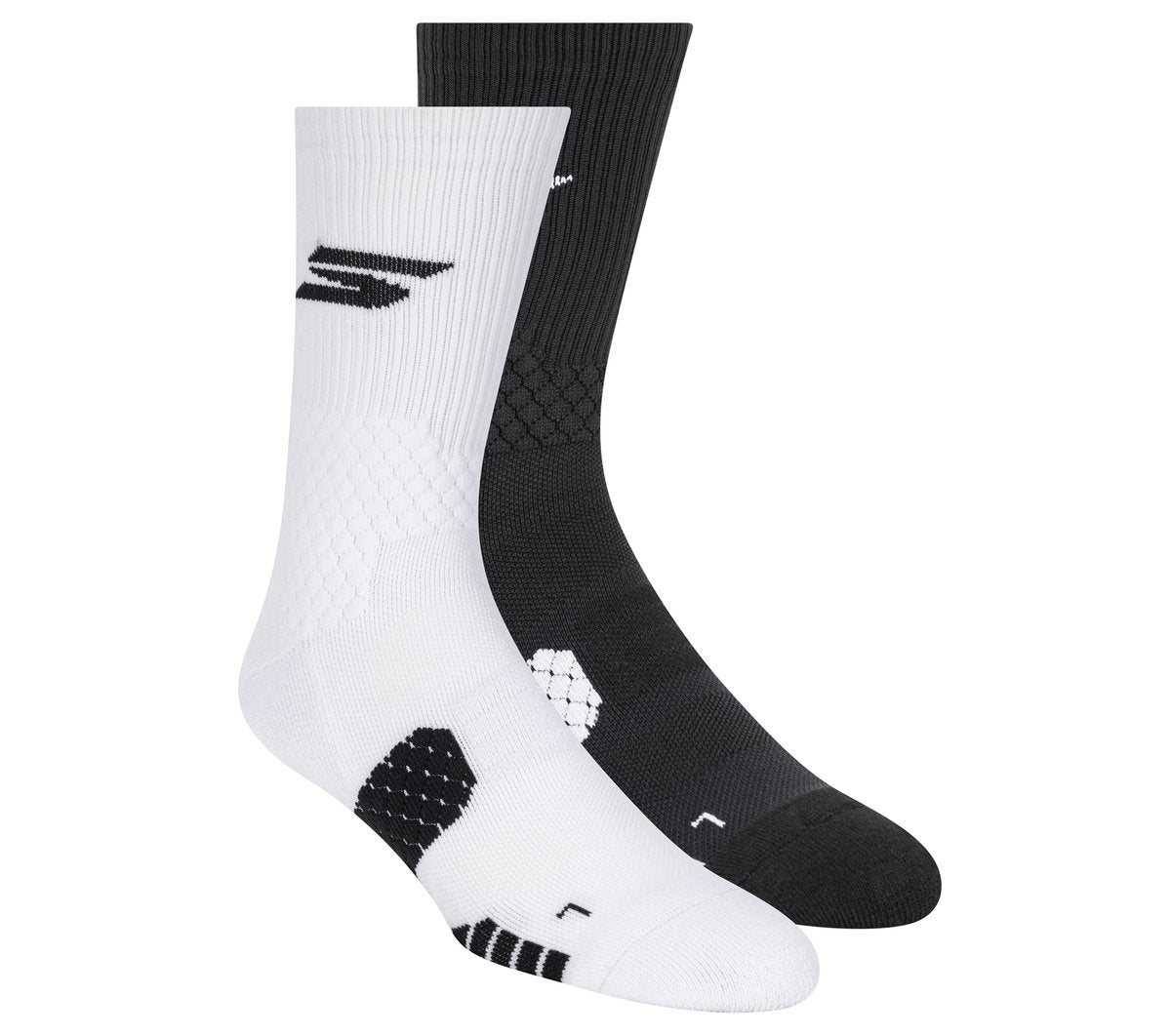 2 Pack Performance Basketball Crew Socks | Skechers Men