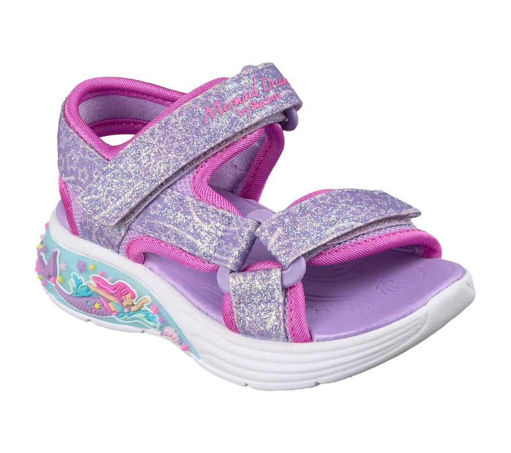 S-Lights: Mermaid Dreams Sandal - Marina Bliss | Skechers Kids