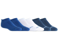 6 Pack Non Terry No Show Socks | Skechers Kids